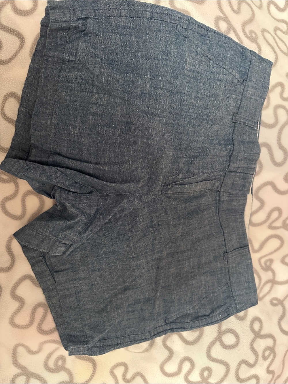 J. Crew Blue Linen-Blend Women’s Shorts